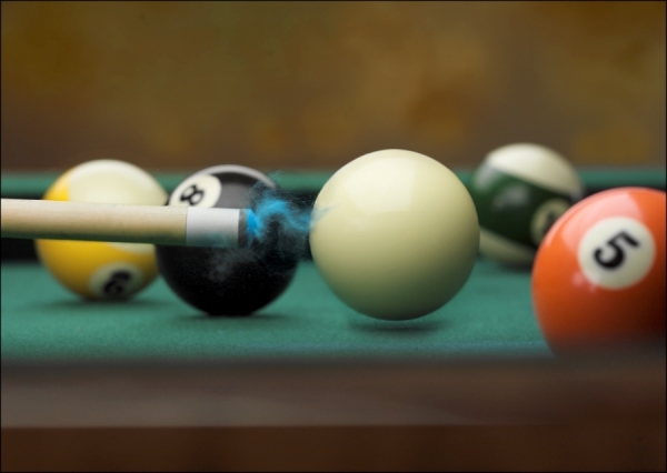 Photograph Brian Beaugureau 7 Ball Corner Pocket on One Eyeland